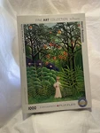 Eurographics Woman Walking Exotic Forest Henri Rousseau Puzzle 1000. Fixed Price $10.00.