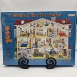 New Vtg Puzzle If Animals Ran The House 1000PC Spilsbury Co. Collectors. Fixed Price $45.95.