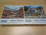 Bits And Pieces, 2X 1000P Puzzles - Saturday Morning & Clam Diggers New!. Fixed Price $24.99.