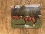 Milton Bradley Nature Polish Arab Horses 1000 Piece Jigsaw Puzzle Sealed/new. Fixed Price $13.99.