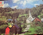 Rare Milton Bradley Magnum 2000 Pc Jigsaw Puzzle Waits River Vermont 1978NEW. Fixed Price $19.99.