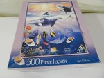 The Art Of Steve Sundram "orcas" 500 Piece Jigsaw Puzzle (2002) *complete*. Fixed Price $24.99.