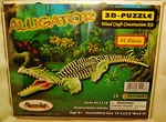 3D Pre-colored Wood "alligator" By Puzzled. Fixed Price $8.50.
