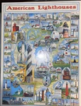Vintage 1997 White Mountain American Lighthouses 1000 Piece Puzzle Sealed 24X30. Fixed Price $18.00.