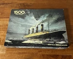 Falcon Games Made England Vintage 1500 Piece Jigsaw Puzzle Titanic Rare 3461. Fixed Price $44.10.