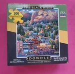 Dowdle Folk Art 500 Piece Jigsaw Puzzle "the Black Hills" 16 X 20 Inch New Usa. Fixed Price $14.98.