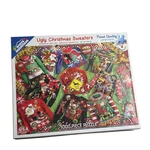 White Mountain Ugly Christmas Sweaters Lori Schory 1000 Pieces Puzzle Complete. Fixed Price $10.95.