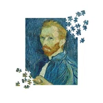 Self Portrait 1889 Jigsaw Puzzle Fine Art Vincent Van Gogh Gift Sunflowers. Fixed Price $28.97.