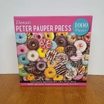 Donuts 1000 Piece Jigsaw Puzzle By Peter Pauper Press 28 20 Linen-textured. Fixed Price $5.10.