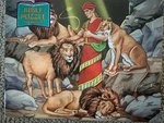 Vtg 1987 Daniel The Lion Den Sealed Bible Puzzle 100 Pieces Rainbow Works. Fixed Price $20.00.