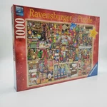 Jigsaw Puzzle 1000 Pc Ravensburger Christmas Cupboard Thompson Limited Edition. Fixed Price $69.99.