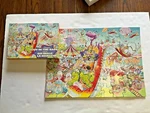 Complete ! Springbok 60 Piece Puzzle *glow The Dark* Wild Roller Coaster Ride. Fixed Price $17.99.