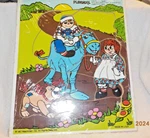 Vintage 1987 Playskool Raggedy Ann & Andy Wooden Puzzle New #216-03. Fixed Price $15.00.