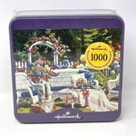Hasbro Hallmark Summer Flower Garden 1000 Piece Jigsaw Puzzle New Sealed 2004. Fixed Price $11.99.