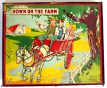 Antique Milton Bradley Down The Farm 4031 Puzzle Set Complete 6 Victorian. Fixed Price $125.00.