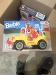 Barbie Baywatch Lifeguard JEEP,100 Piece PUZZLE,MATTEL,1995,NEW. Fixed Price $19.99.