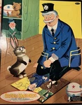 Vtg Captain Kangaroo Bunny Rabbit Frame Tray Jigsaw Puzzle Whitman 4446 U.s.a.. Fixed Price $11.05.
