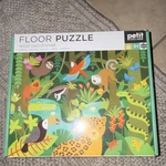 Petit Collage Floor Puzzle Wild Rainforest Animals 24 Pieces Ages 3+ Multicolor. Fixed Price $14.71.