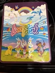 Lisa Frank Animals Multicolor Jigsaw Puzzle Set W/ Tin Case, Stickers, Notepad. Fixed Price $200.00.