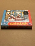 Springbok 500 Piece Puzzle Winter Scene 'the Toy Box' Sealed New Htf. Fixed Price $23.44.