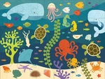 Floor Puzzle (ocean Life ) - Tiger Tribe. Fixed Price $32.46.