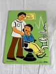 Judy Company Vintage Wooden Puzzle Dentist 606024 11 Piece 1974 Great Color. Fixed Price $14.95.