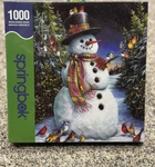 Vintage Snowman Christmas Springbok Puzzle Feathered Friends 1000 Pc New Sealed. Fixed Price $12.74.