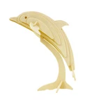 Dolphin Wooden Puzzle Diy Dimensional Build It Yourself Craft. Fixed Price $12.99.