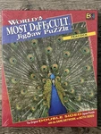 The World's Most Difficult Jigsaw Puzzle 'peacock' Buffalo Games Brand New 1998. Fixed Price $12.59.