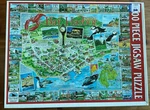 White Mountain Puzzle Bar Harbor Maine - Complete 1000 Pieces. Fixed Price $24.00.
