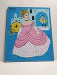 Vintage Playskool Cinderella 360-33 Wood Puzzle. Fixed Price $16.20.