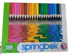 Springbok Jigsaw Puzzle 500 Piece Colored Pencil Pushers Made Usa Complete. Fixed Price $12.99.