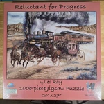Reluctant For Progress By Ray 1000 Piece Puzzle Sunsout Usa #25281 Sealed. Fixed Price $22.00.