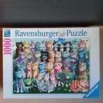 Ravensburger Cat Family Reunion 1000 Pc Puzzle 2017 Laura Seeley Missing Piece. Fixed Price $20.00.