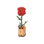 Diy 3D Wood Puzzle Red Rose 106PCS. Fixed Price $14.24.