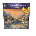 New Sealed Thomas Kinkade Ceaco Spirit Of Christmas Puzzle 1000 Piece. Fixed Price $19.91.