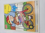 Vintage Playskool Wooden Puzzle 1992 First Learning Ride Ages 1-3 Kids To. Fixed Price $5.84.