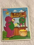 Vintage Playskool Barney Wooden Puzzle 1994 Baby Bop's Lemonade Stand 328-12. Fixed Price $8.00.