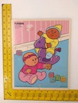 Playskool 1991 Wood Puzzle Tray Cabbage Patch Kids Giddy-up Go. Fixed Price $6.40.