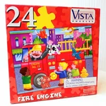 New 2011 Vista Fire Engine Piece 8.25" X 11" Jigsaw Puzzle Leap Year 60024. Fixed Price $8.80.