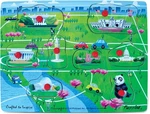 Washington Dc 8 Piece Wooden Peg Puzzled New. Fixed Price $13.49.