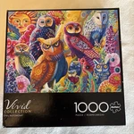 1000 Piece Jigsaw Puzzle Owl Autonomy Vivid Buffalo Games. Fixed Price $11.10.