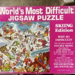 Buffalo World's Most Difficult Skiing Edition 529 Piece Jigsaw Puzzle Snow Art. Fixed Price $6.00.