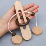 1PC Wooden Ring Unlocking Puzzle Game Classic Luban Brain Teaser Toy - New. Fixed Price $12.77.