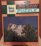 Vintage Whitman Jigsaw Puzzle Mt. Rushmore 18" X 15.5" Missing Piece. Fixed Price $10.00.