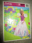 Vintage 1990 Barbie Princess W Castle Frame-tray Puzzle, Golden # 4166A. Fixed Price $19.99.