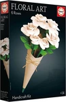 New Educa 3D Jigsaw Puzzle Handicraft Kit Floral Art 6 White Roses. Fixed Price $48.77.
