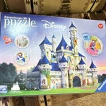 Ravensburger Disney Princess 3D Puzzle Castle 216 Pieces Plastic Multicolor. Fixed Price $50.00.