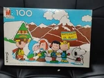 Vintage Milton Bradley Peanuts Matterhorn Bust 100 Piece Jigsaw Puzzle. Fixed Price $24.99.