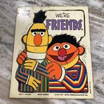 Playskool Sesame Street We Friends Bert Ernie Wood Puzzle 315-17 Vtg 1976. Fixed Price $9.09.
